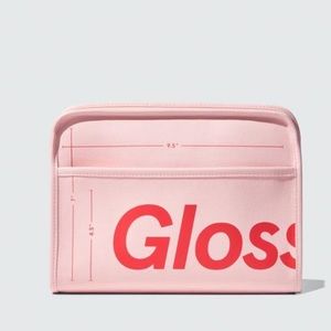 Glossier beauty bag make up pouch